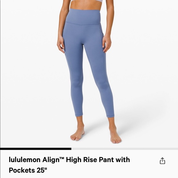 Lululemon align pants water drop - Picture 5 of 7